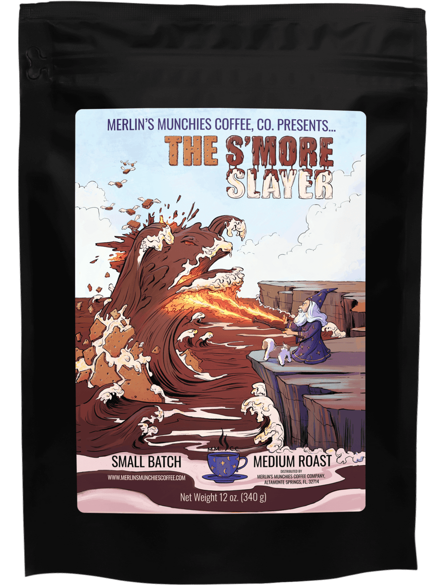 The S'more Slayer 12oz – Merlin's Munchies Coffee Company