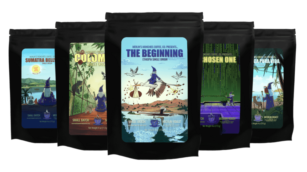 Sample Packs – Merlin's Munchies Coffee Company